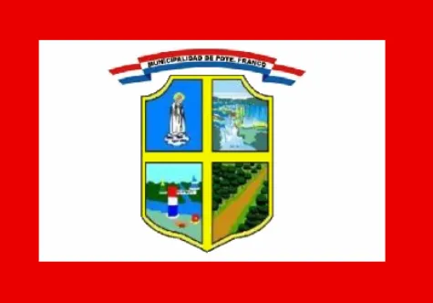Bandera de Pdte. Franco (Paraguay).