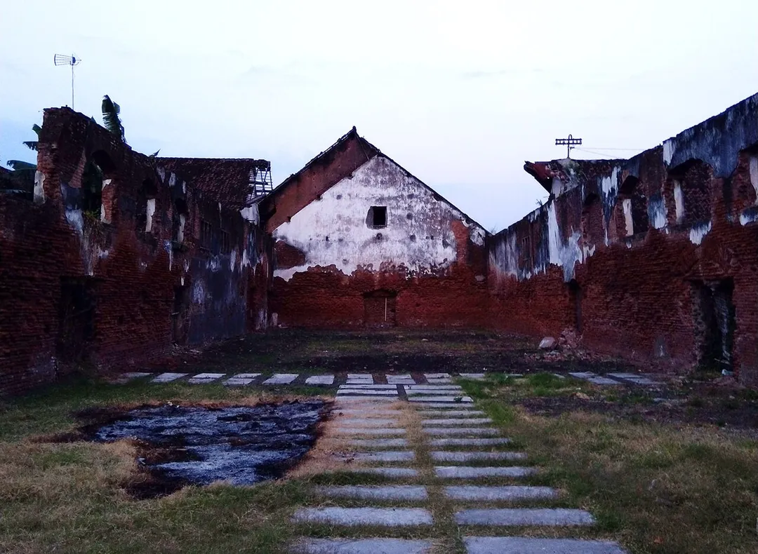 Tampak dalam Benteng Mayangan Kota Probolinggo