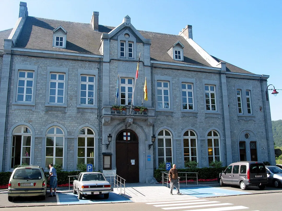 Profondeville (Belgium), the town hall (1864).
