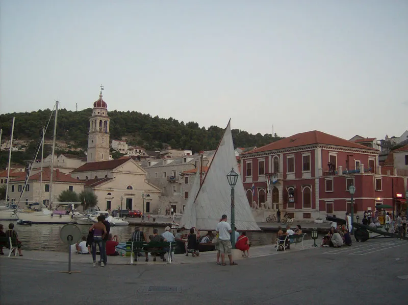 Town of Pučišća on the island of Brač, Croatia, Europe