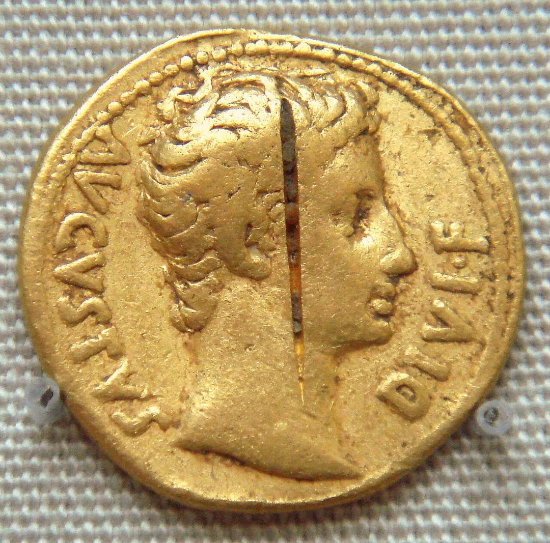 Augustus Coin found in the Pudukottai Hoard India