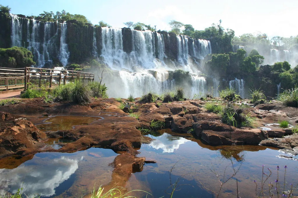 A Waterfall in Puerto Iguazú – Misiones – Argentina.