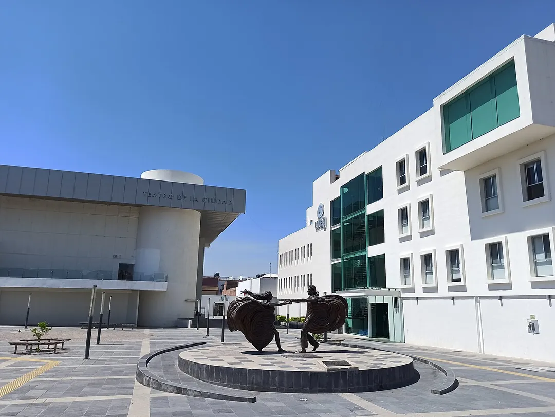 Plaza Purísima.
Purísima de Bustos (Purísima del Rincón), Guanajuato, México.