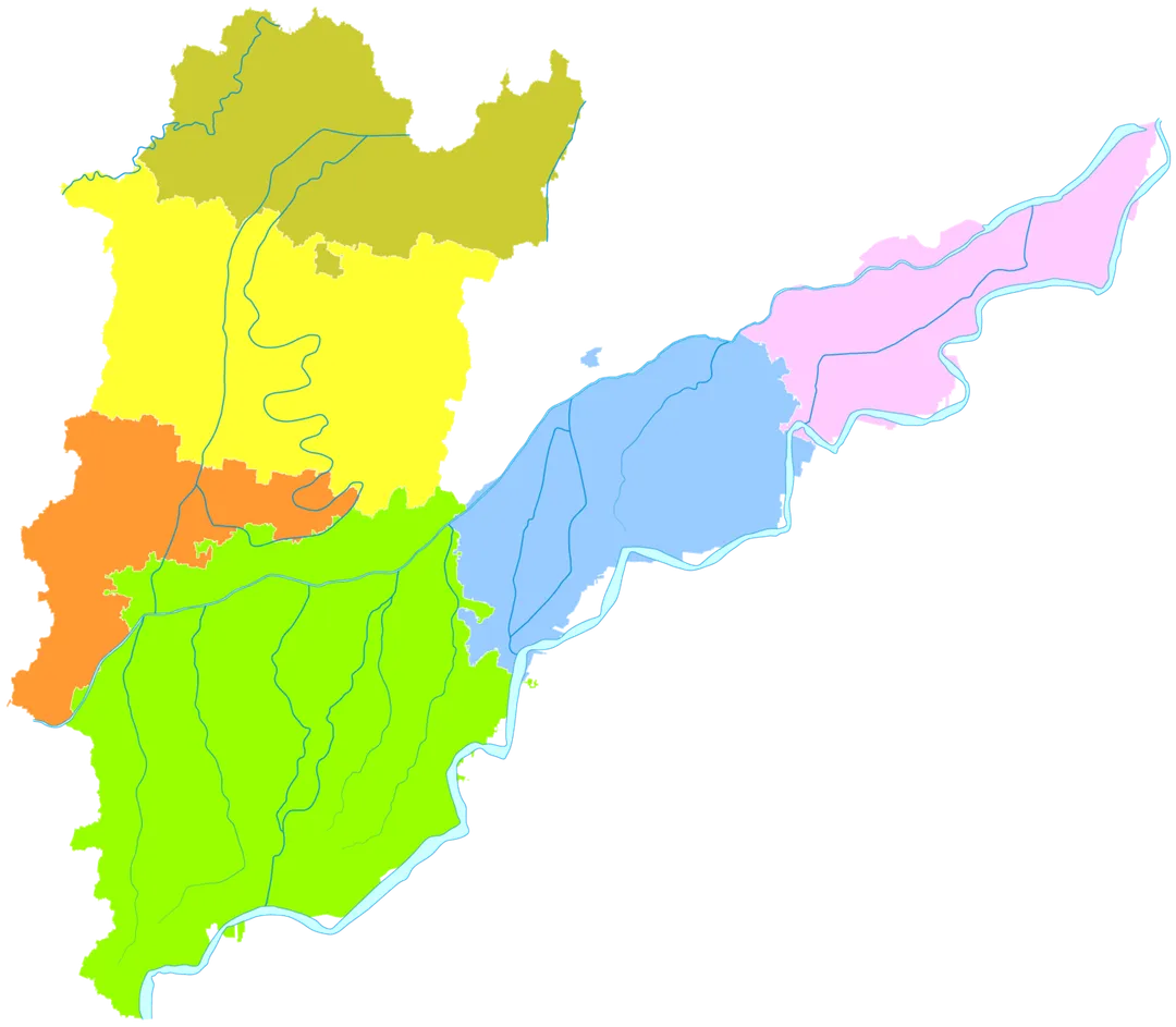 administrative divisions of Puyang City, Henan, China
