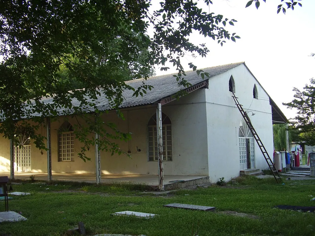 This is an image of the Shrine of Shaykh Tabarsi in Mazandaran, Iran.
