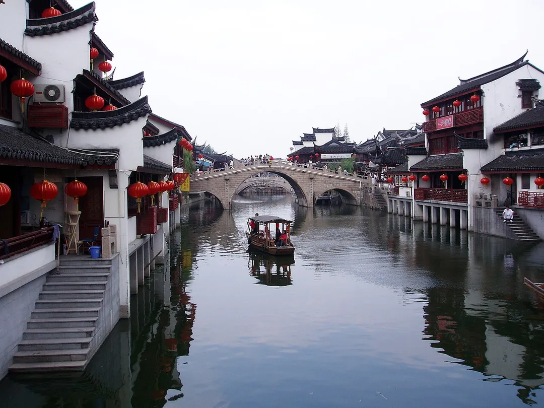 A village on rivers in Shanghai suburban, China