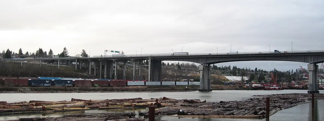 Queensborough Bridge in New Westminster, British Columbia