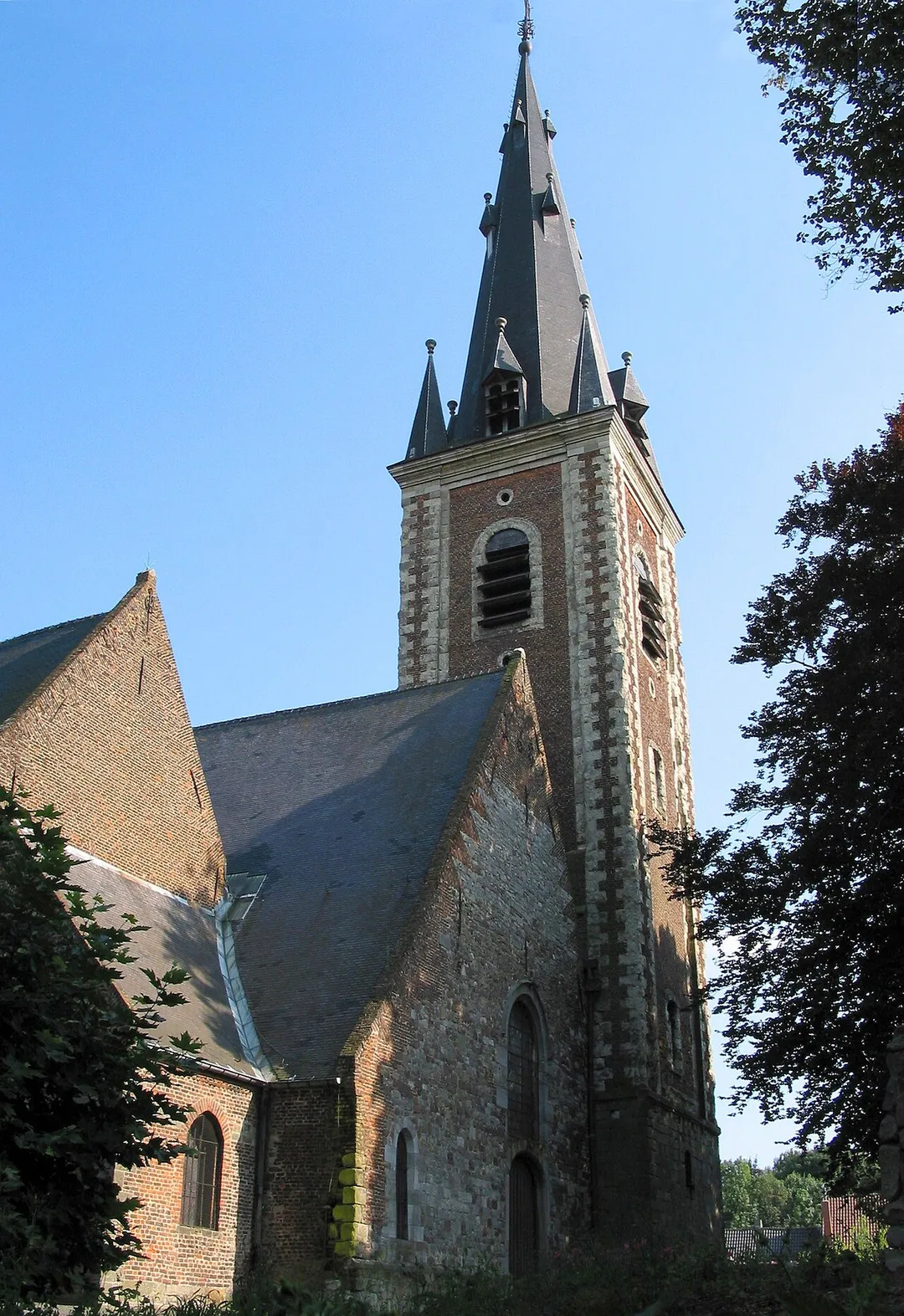 Quiévrain (Belgium), the Saint Martin’s church (XVIth century).