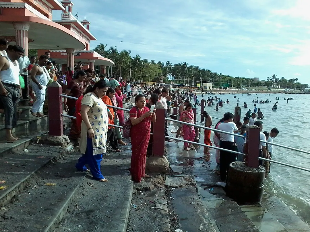 Agni theertham, Rameshwaram, Tamilnadu, India