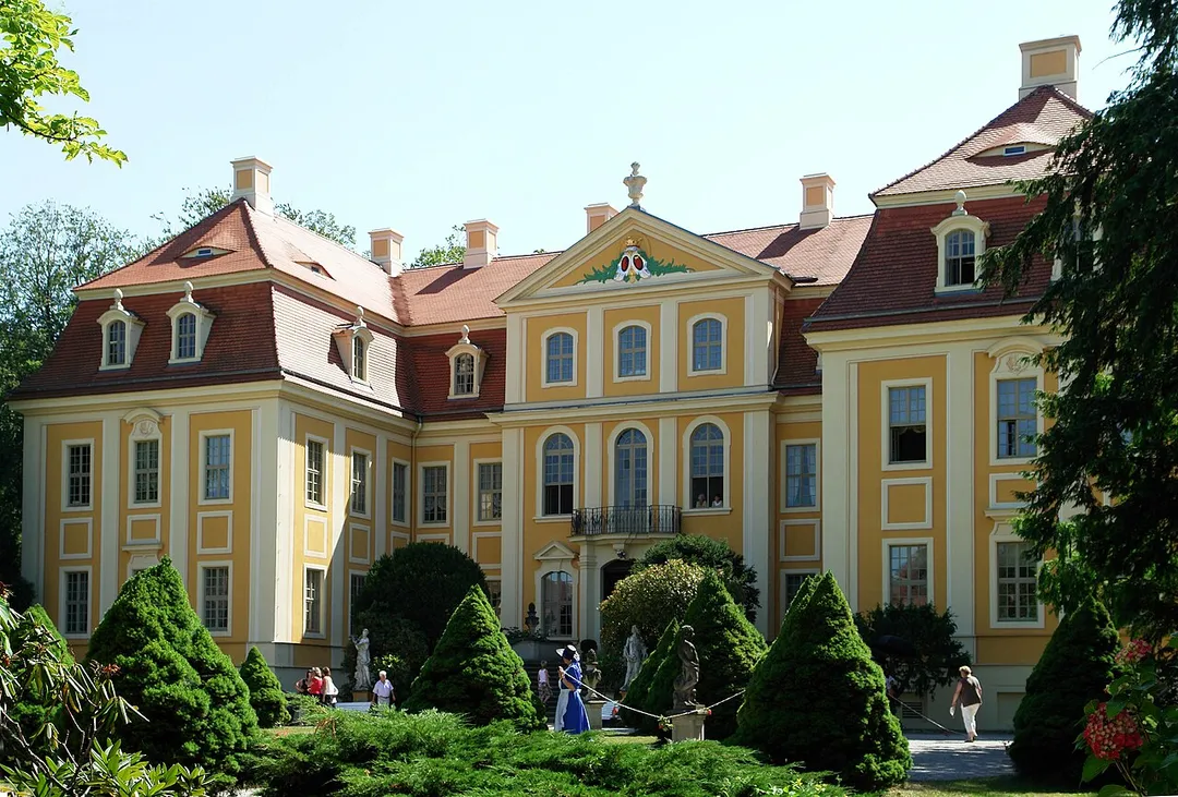 Castle Rammenau in Bautzen, Germany.