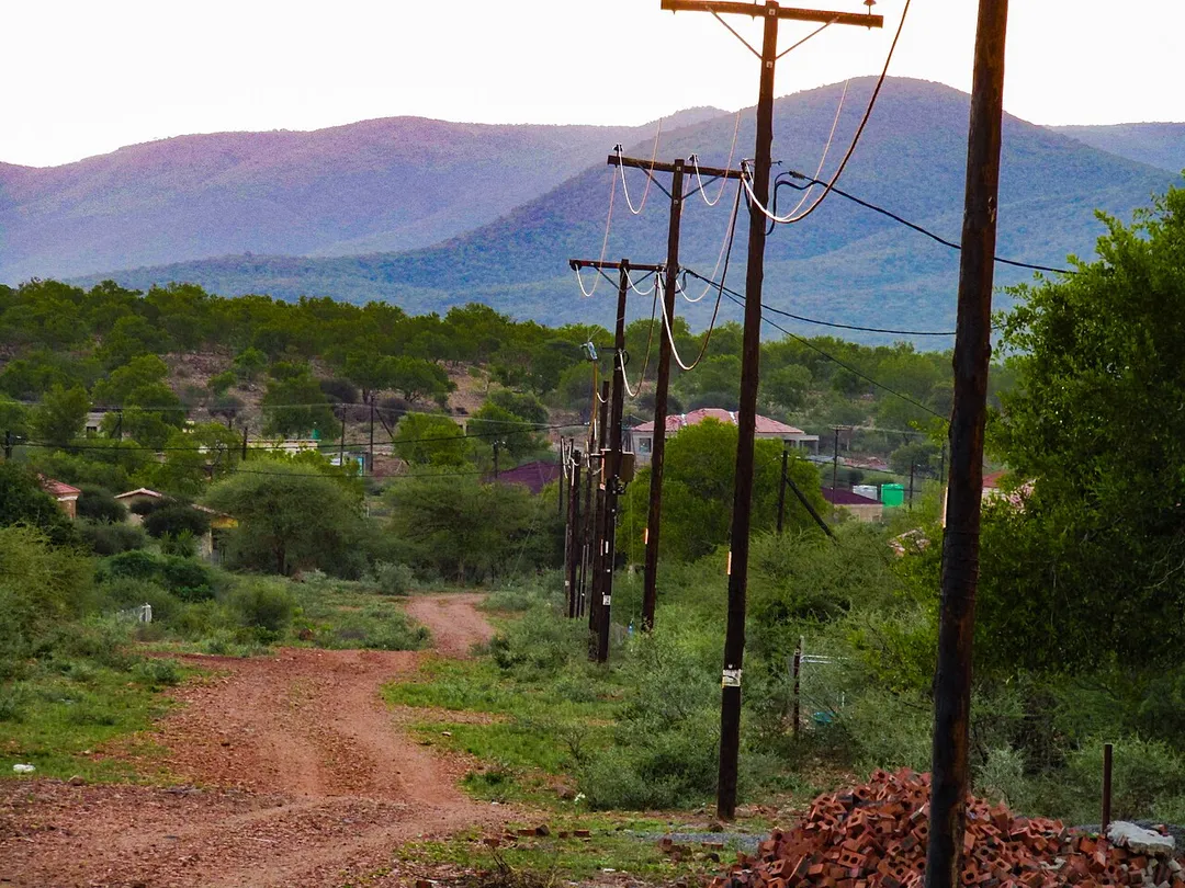 One of the off roads in Ramotswa, used as an alternative road on wet days because it is on high ground. Convenient and helpful for cars that cannot handle dirt.
