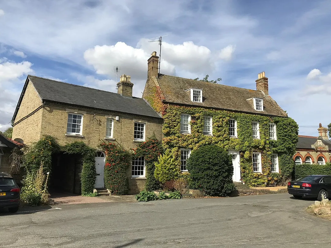 Georgian houses on Church Green in Ramsey, Cambridgeshire.