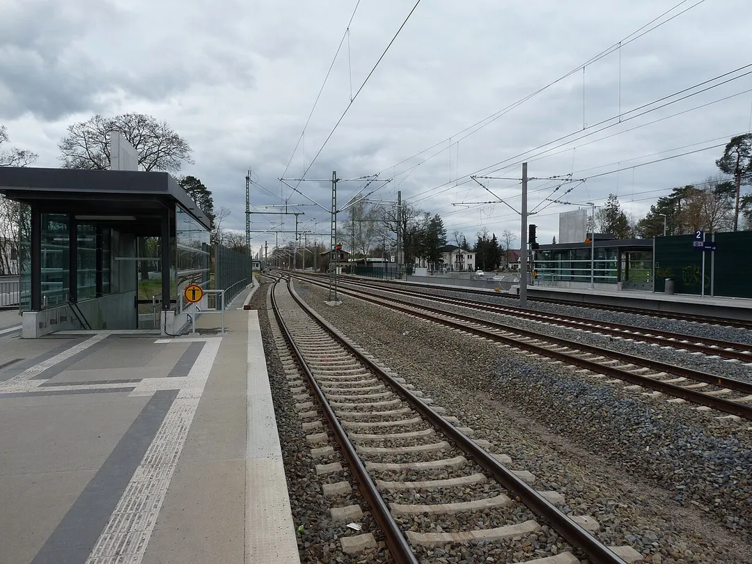 Rangsdorf station, nu viersporig