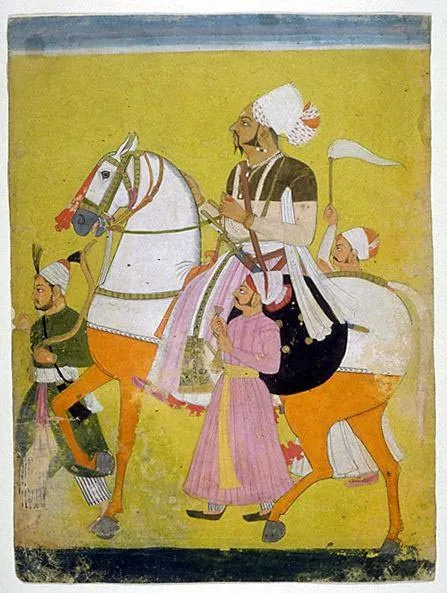 "Padam Singh of Ratlam," Jodhpur school, 18th century: *ZOOM capabilities* (FAMSF)