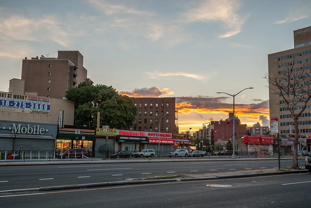Rego Park Commerce along Queens Blvd