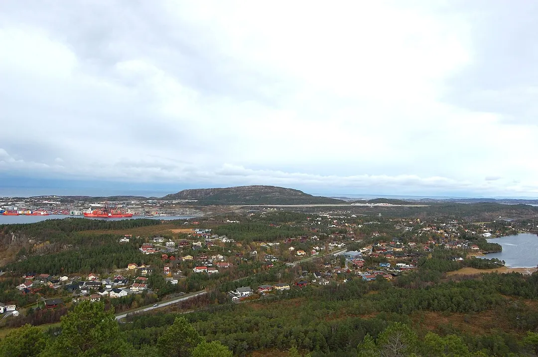 Parts of Rensvik in Kristiansund, Møre og Romsdal
