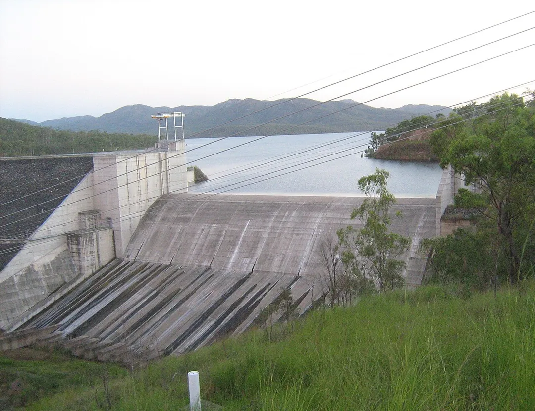 Awoonga Dam located near Gladstone, Qld, Australia