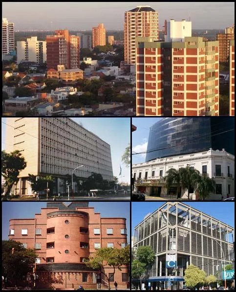 Image montage of Resistencia City, Argentina.