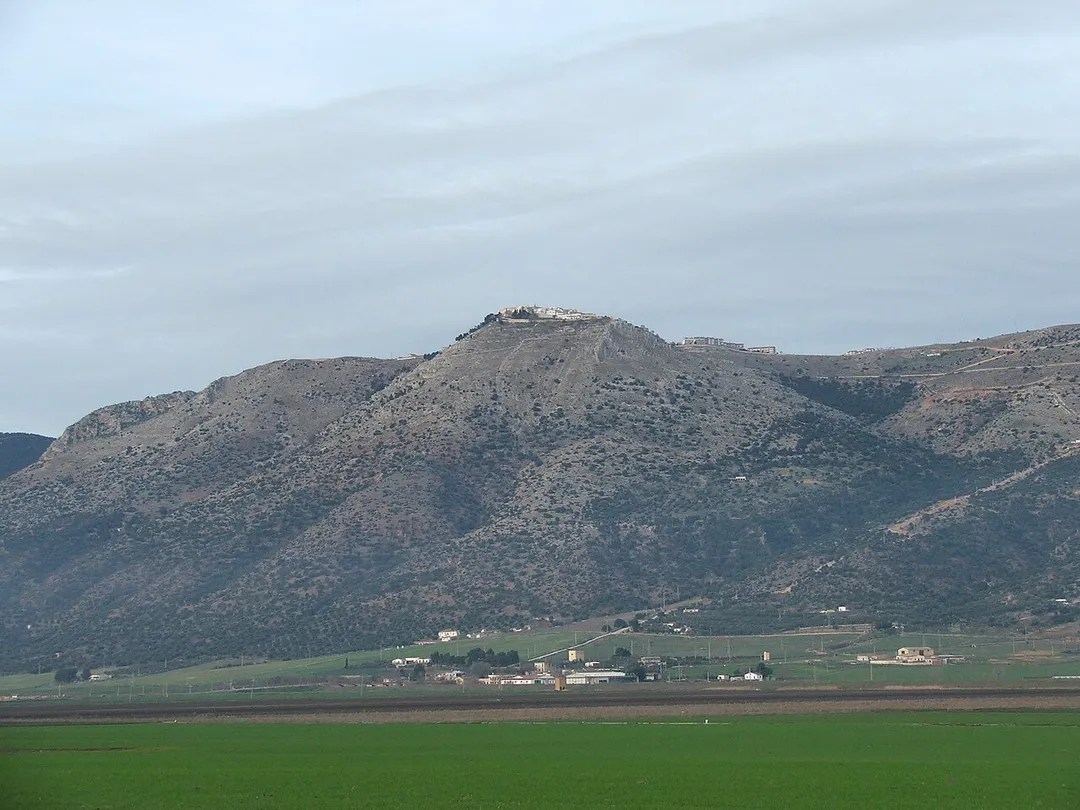 Rignano Garganico, veduta dal basso.
