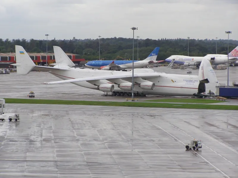 Antonov An-225 at Manchester Airport, UK