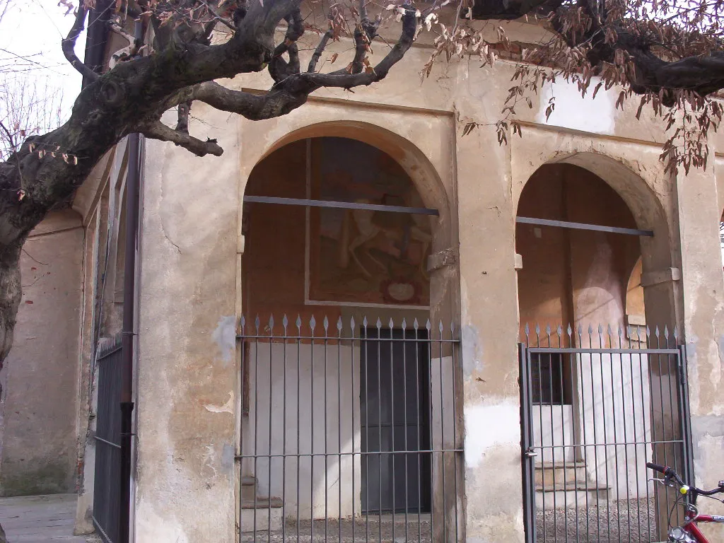 Scorcio della chiesa di San Vittore a Rivalta di Torino