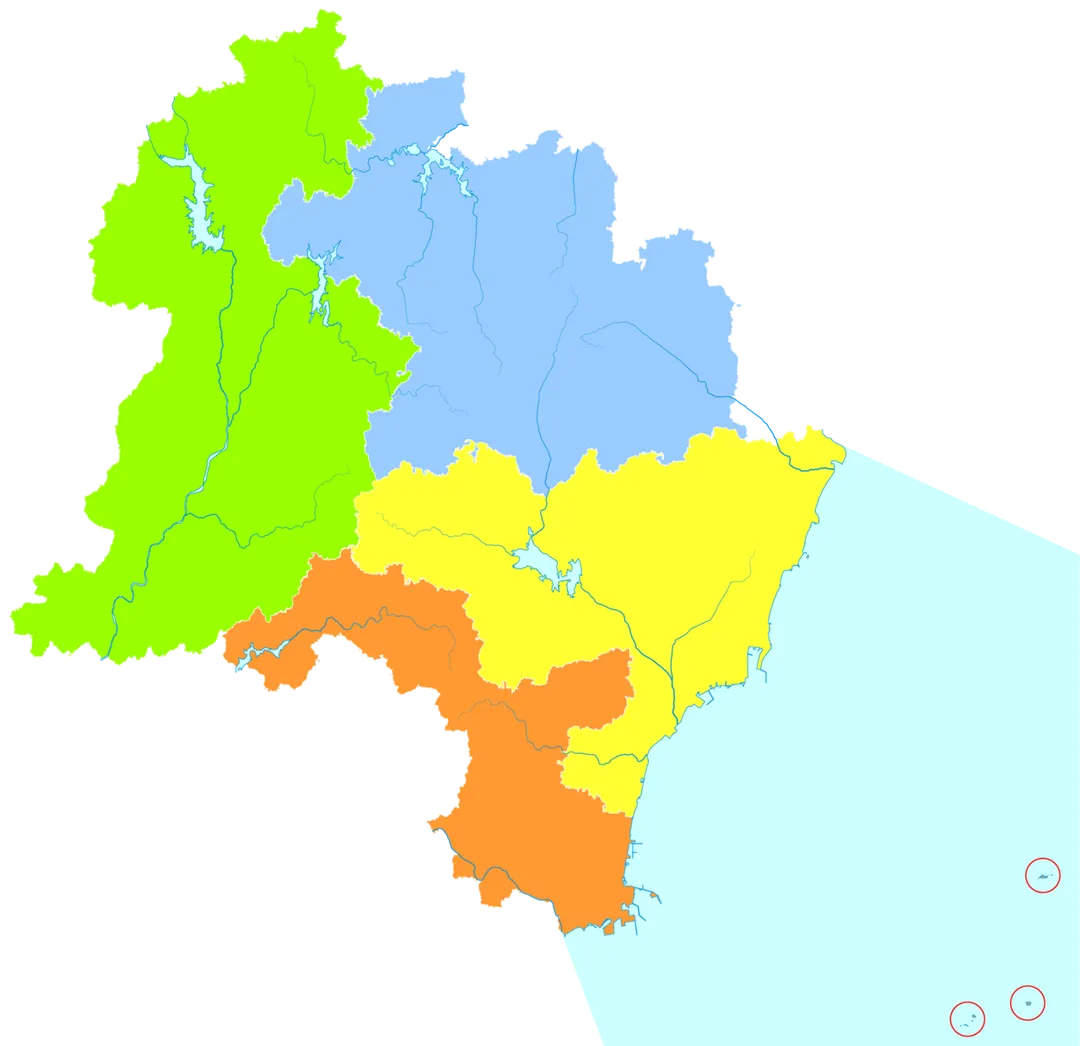administrative divisions of Rizhao City, Shandong, China