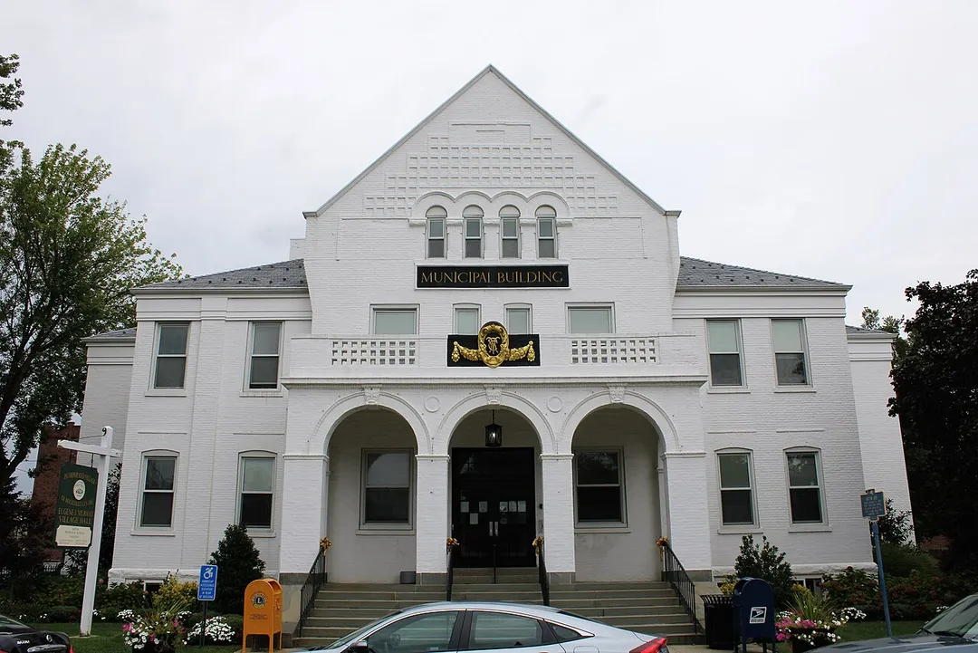 Eugene J. Murray Village Hall in Rockville Centre, New York.
