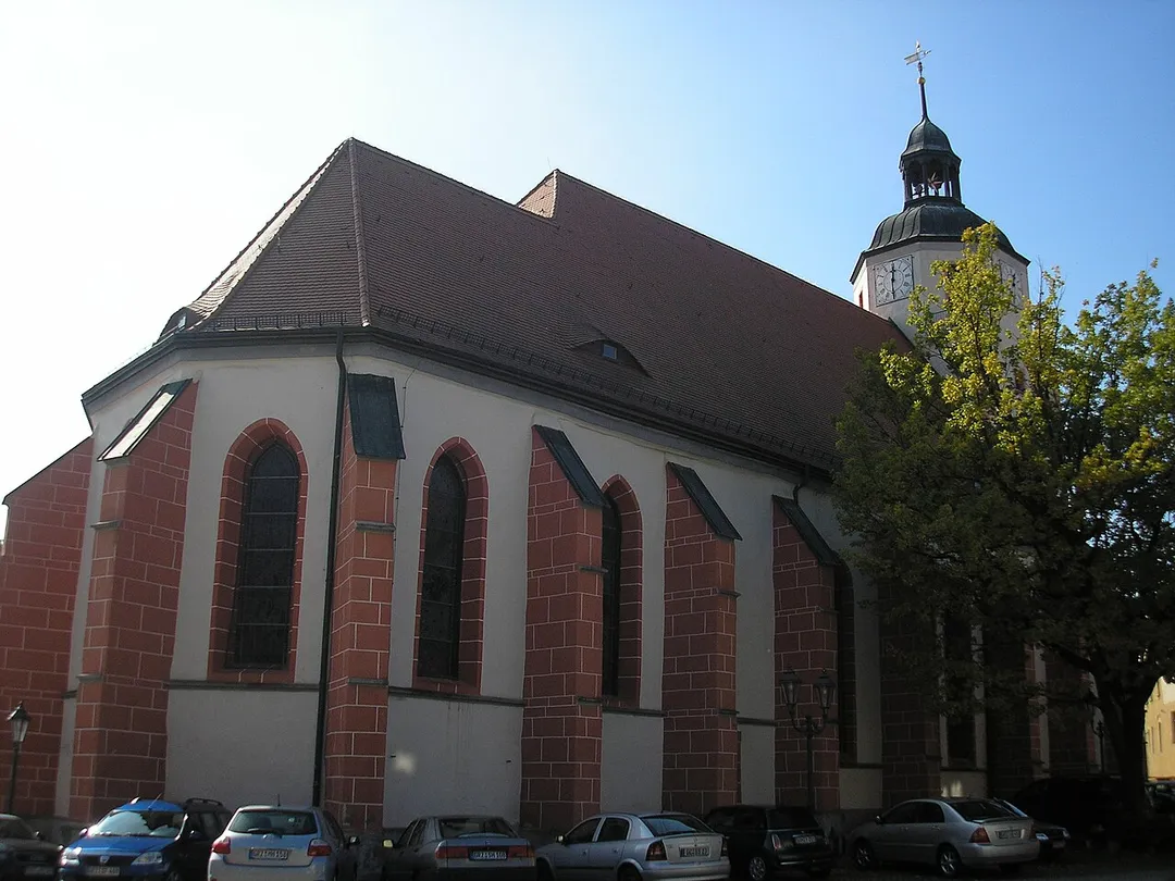 Die Stadtkirche von Ronneburg (Thüringen).