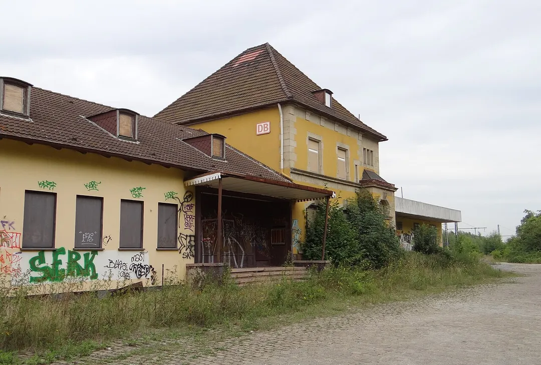 Former railway Station in Ronnenberg, Germany.