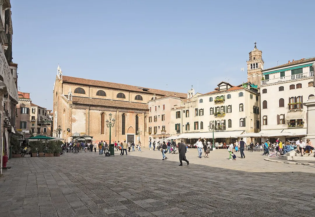 Campo Santo Stefano — the square at Santo Stefano church, in the San Marco sestiere of Venice.