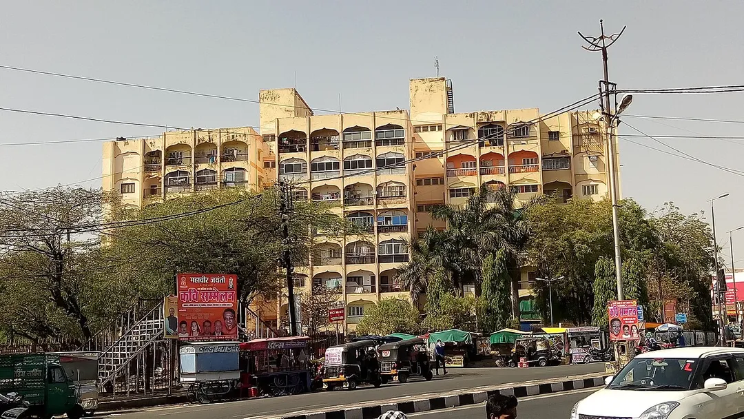 it's a residential complex at roshanpura square near New Market Bhopal