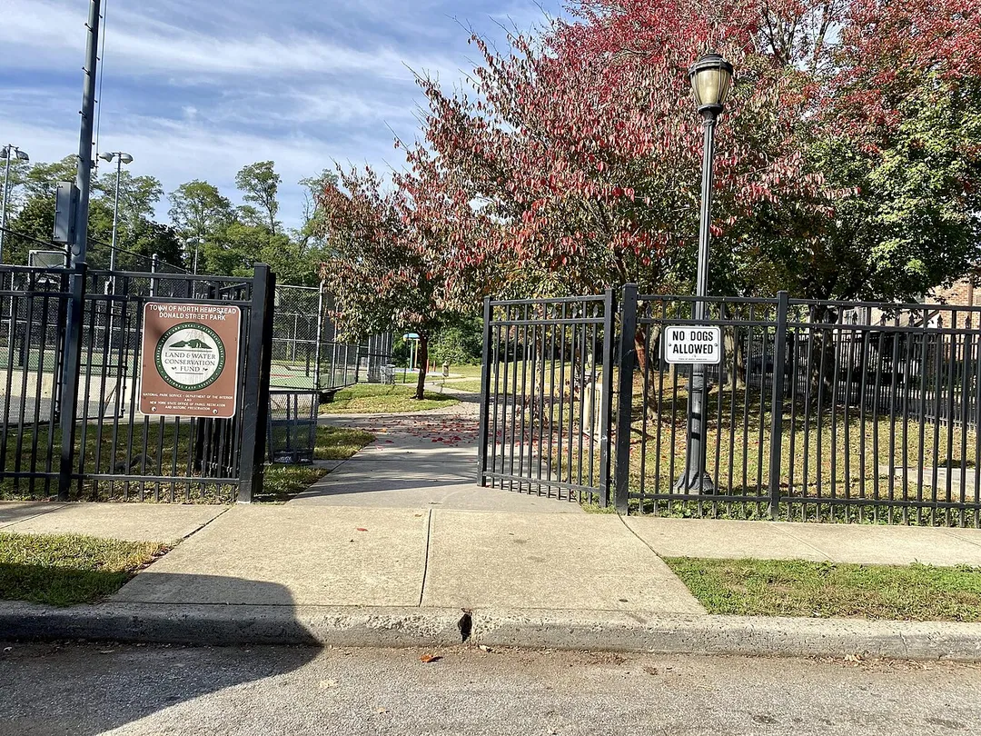 The Town of North Hempstead's Donald Street Park in Roslyn Heights, Long Island, New York on October 14, 2021.
