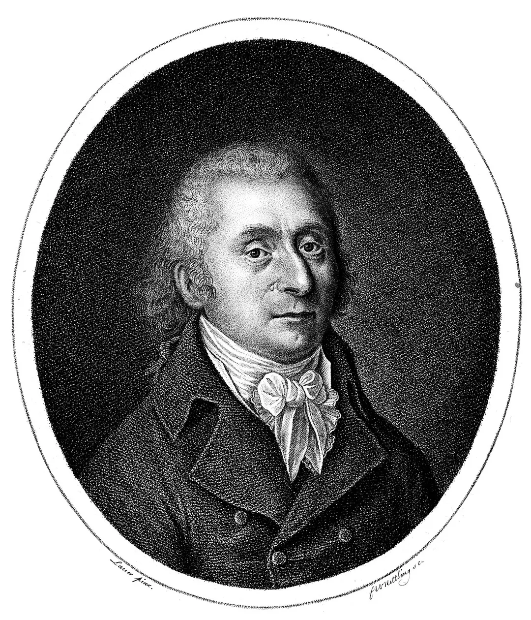 Depicted person:  Franz Anton Hoffmeister