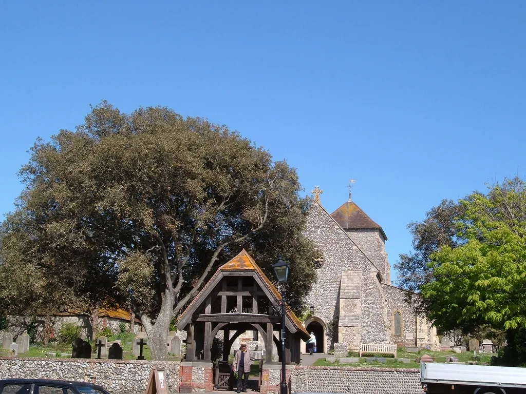 Rottingdean church in East Sussex, UKAnother postcard from Rottingdean!