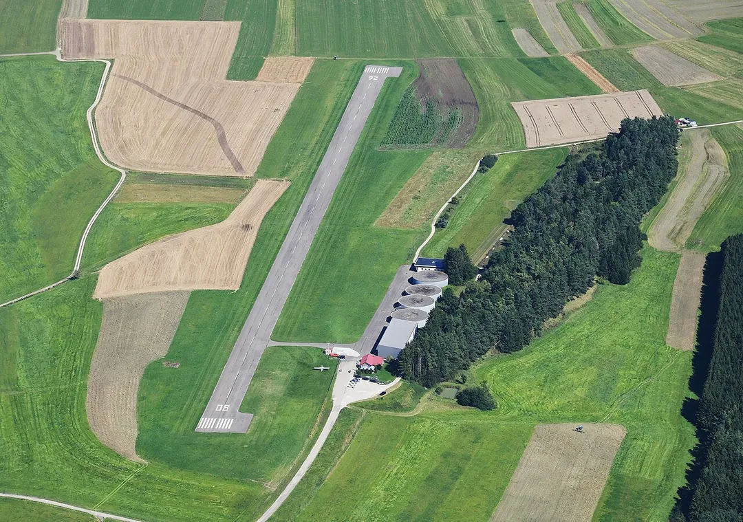 Aerial image of the Rottweil-Zepfenhan airfield