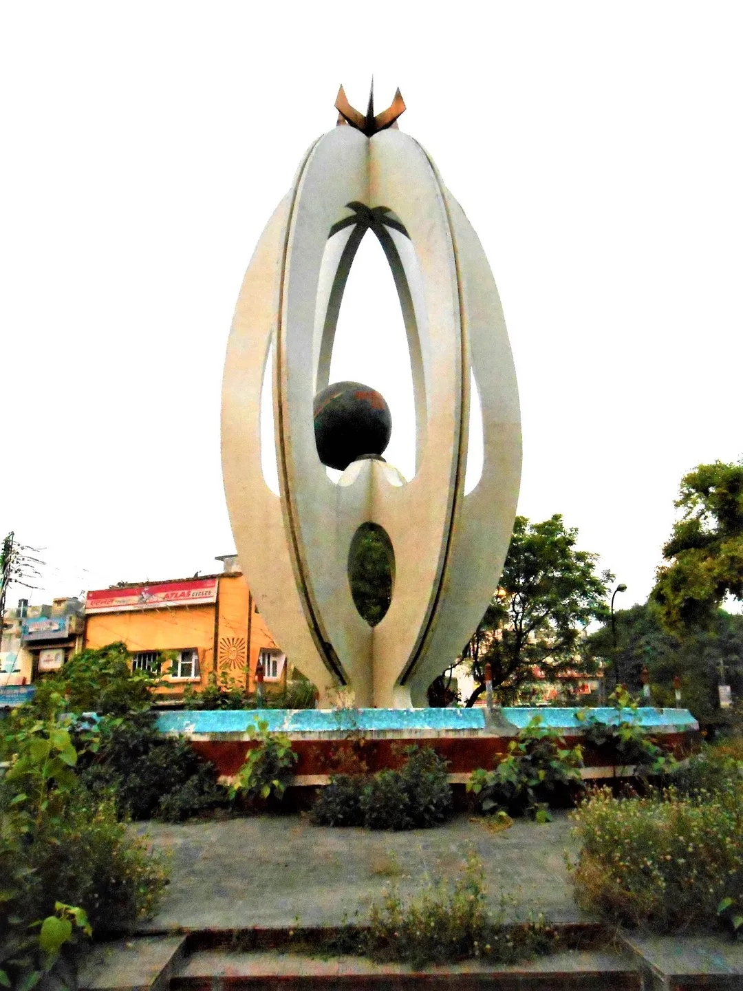 portrait view of millenium park in rudrapur