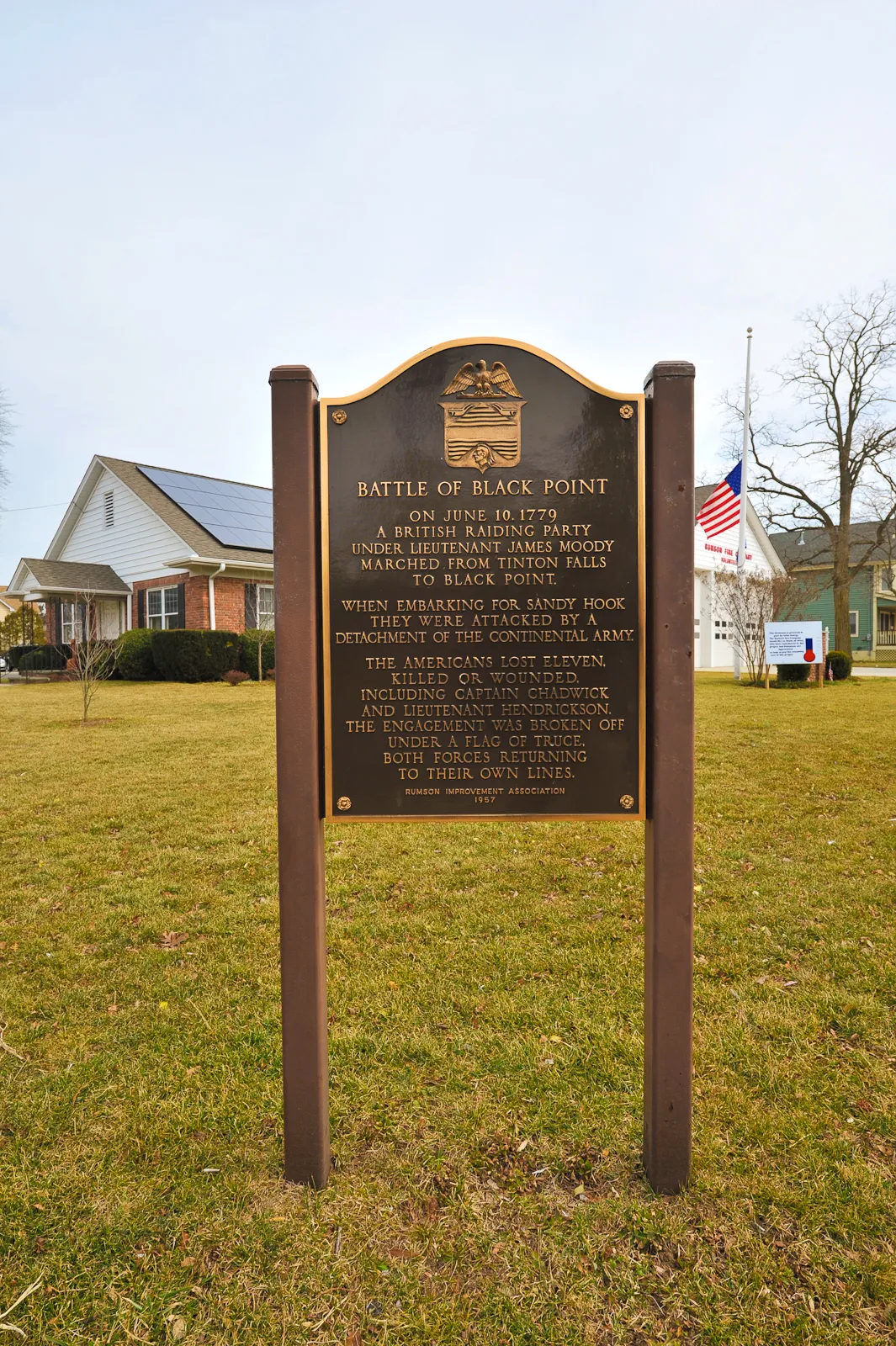 Battle of Black Point Marker