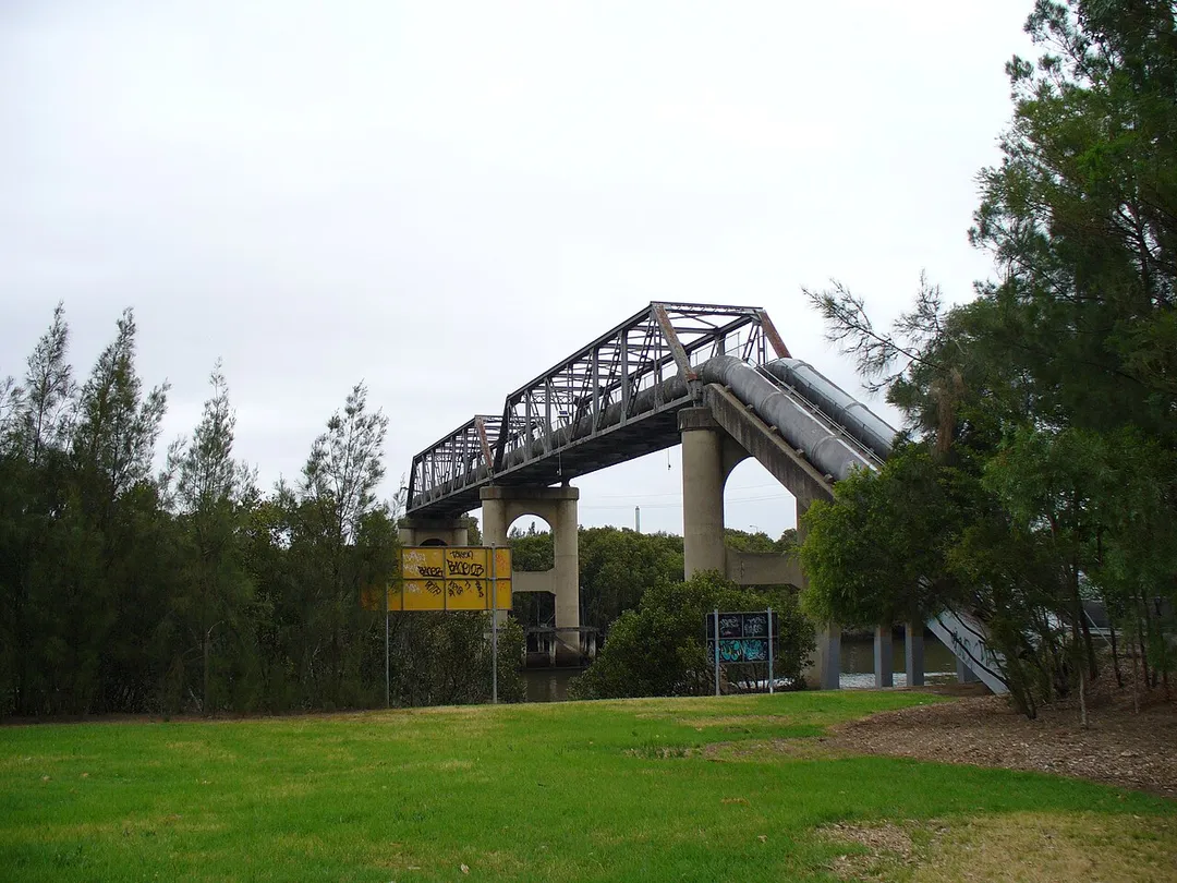 Rydalmere Pedestrian Bridge over the Parramatta River, Sydney