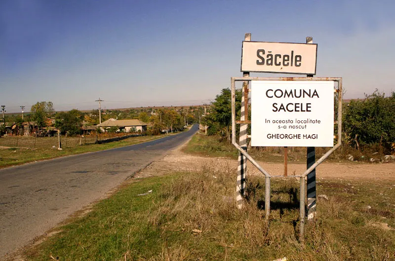 Localitatea Sacele judetul Constanta.Locul unde s-a nascut Gheorghe Hagi.Eu creatorul imaginii.