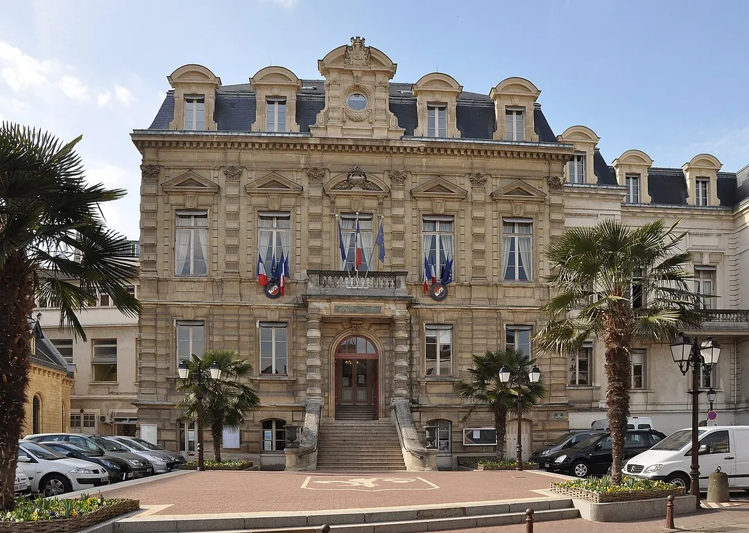 The Town Hall of Saint-Cloud in Hauts-de-Seine, France.