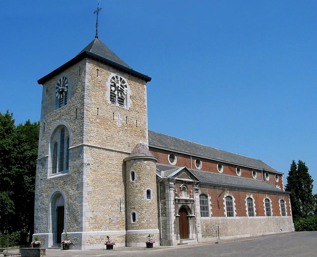 Saint-Georges-sur-Meuse (Belgium), the Saint George's church (XV/XVIIIth centuries).