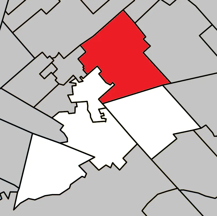 Location of Saint-Hippolyte, Quebec within La Rivière-du-Nord Regional County Municipality.