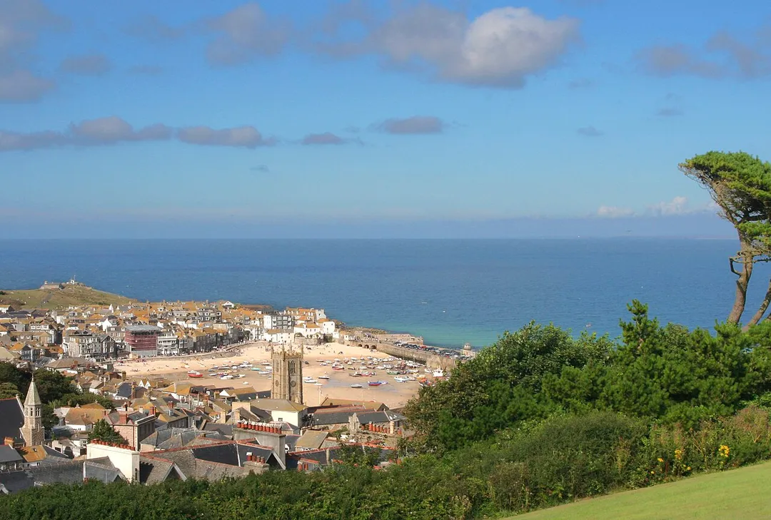a view of Saint-Ives