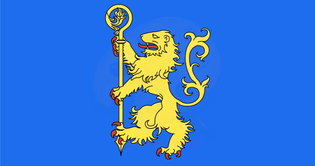 Drapeaux de la ville de Saint-Jérôme. Concept original de Gleason Théberge et de Ginette Robitaille assistés par les hérauts de l'Autorité héraldique du Canada
