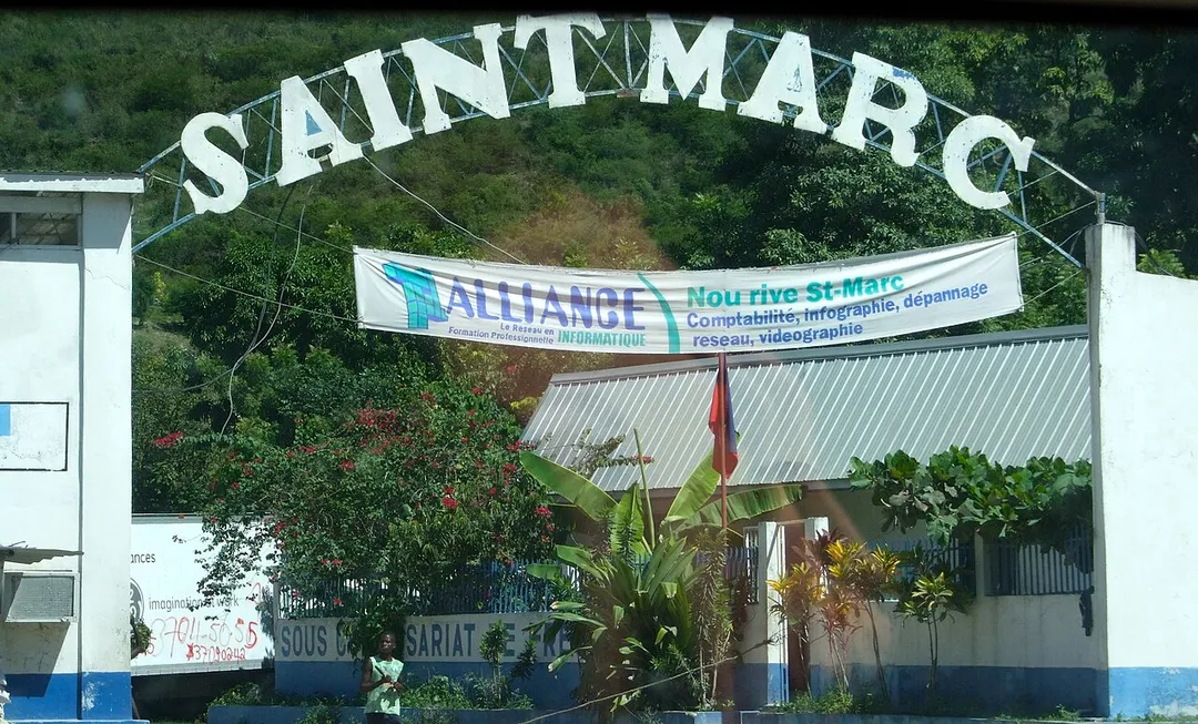 Saint-Marc Welcome Sign at Frecyneau