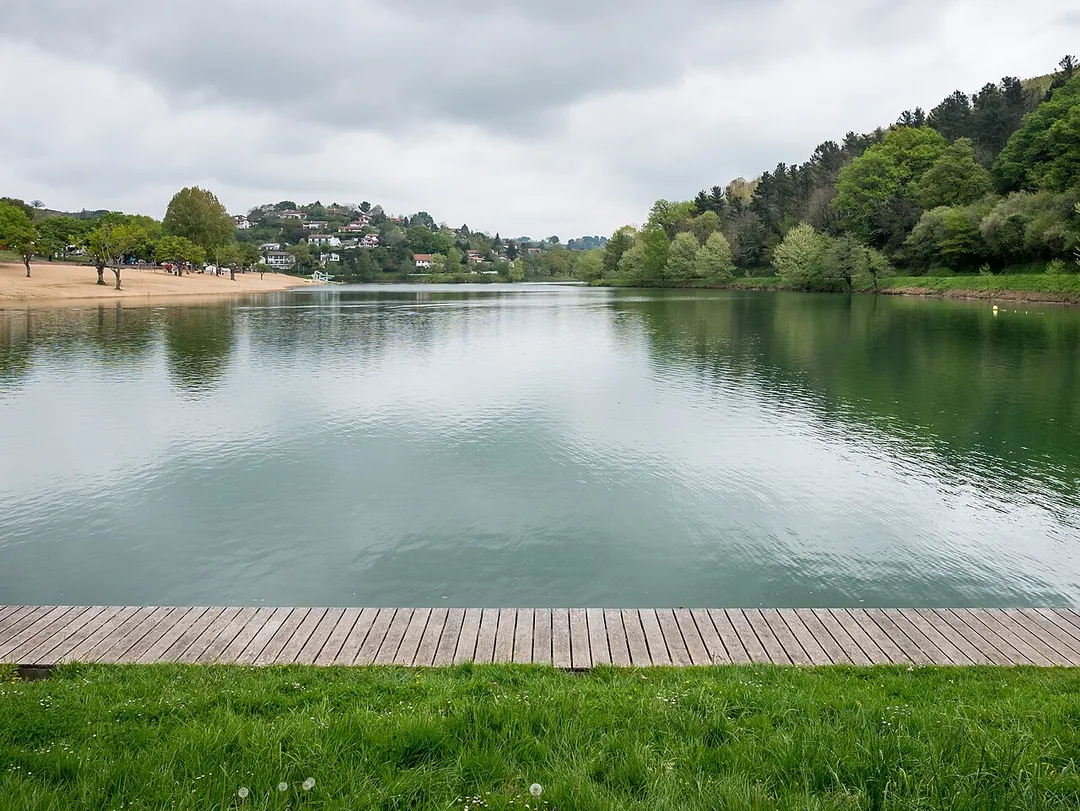 Lake of Senpere. Basque Country, Pyrénées Atlantiques, France