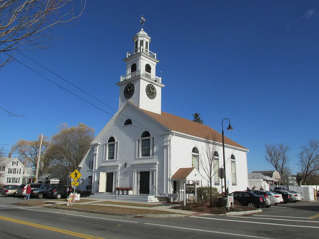 East Parish Meeting House, 1834, Salisbury Massachusetts