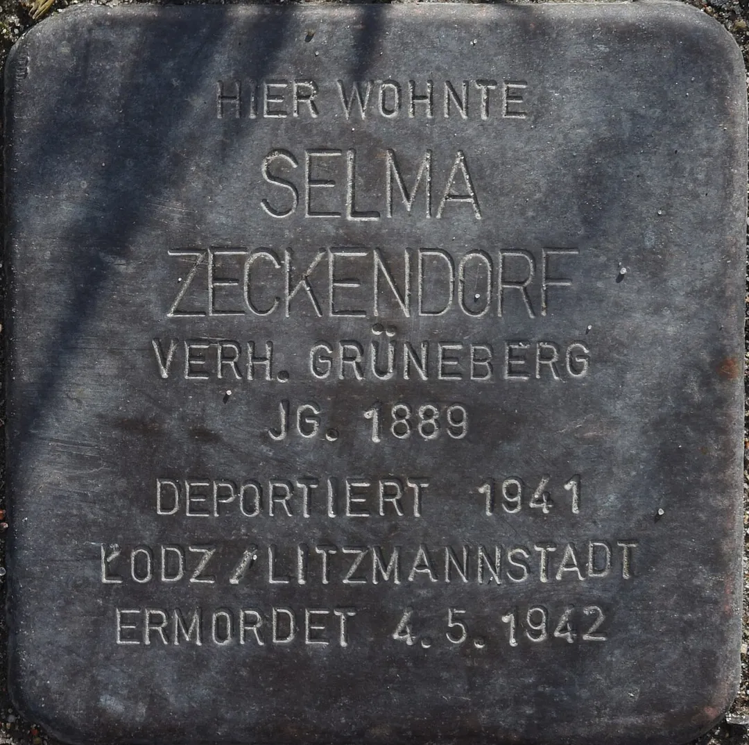 Stolperstein in Salzhemmendorf für Selma Zeckendorf
