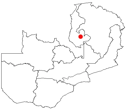 Samfya, Zambia Location Map; created with the GIMP. Made by User:Acntx.