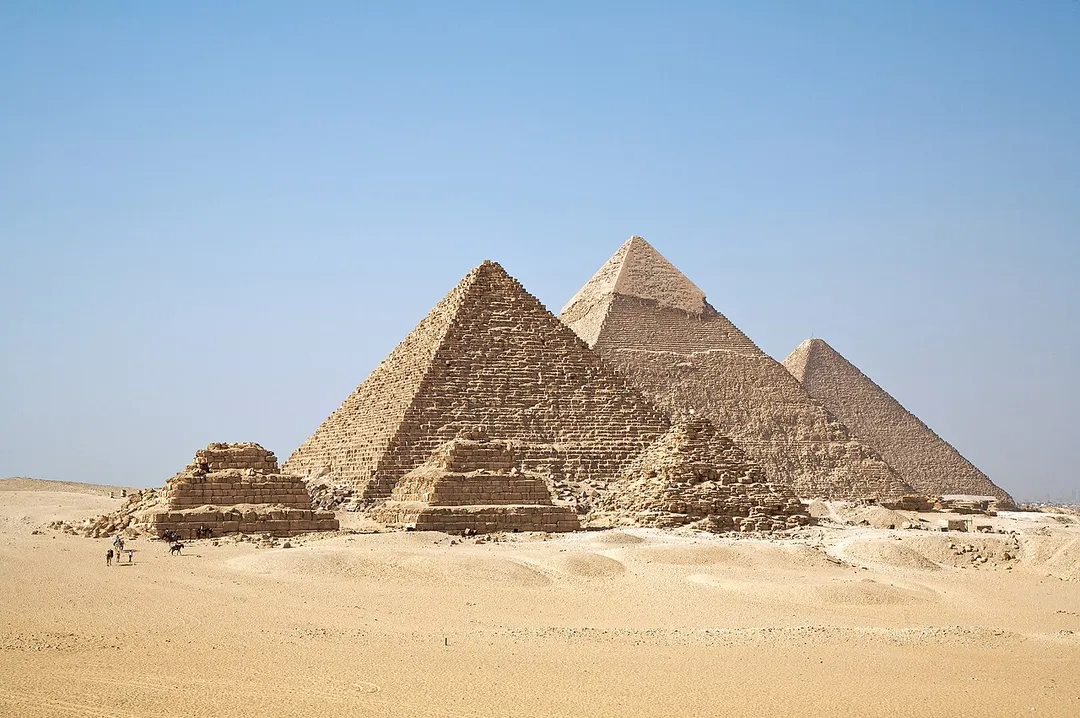All Giza Pyramids in one shot.